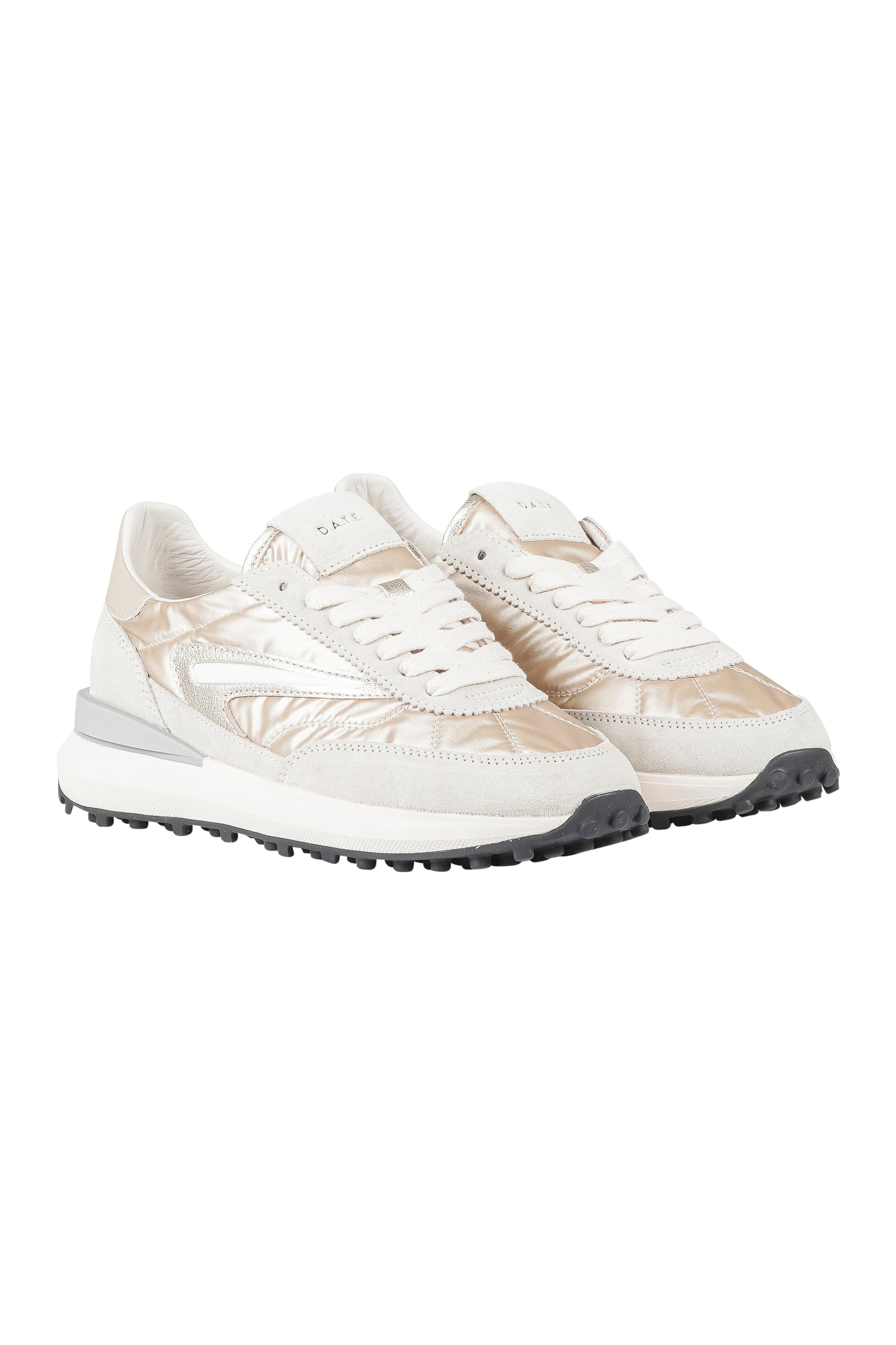 D.A.T.E. DATE - Sneakers - 460519 - Beige/Oro da donna in Sneaker casual Drestige - Casamassima, commercioVirtuoso.it
