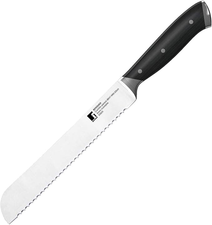 BERGNER MASTERPRO COLTELLO PANE ACCIAIO INOX 20 CM