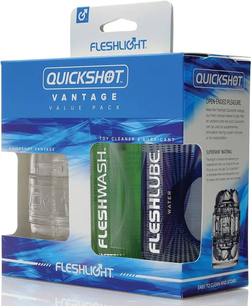 Fleshlight Quickshot Vantage – Value Pack • Masturbatori Compatti Uomo in prodotto Erosdom - Palmi, commercioVirtuoso.it