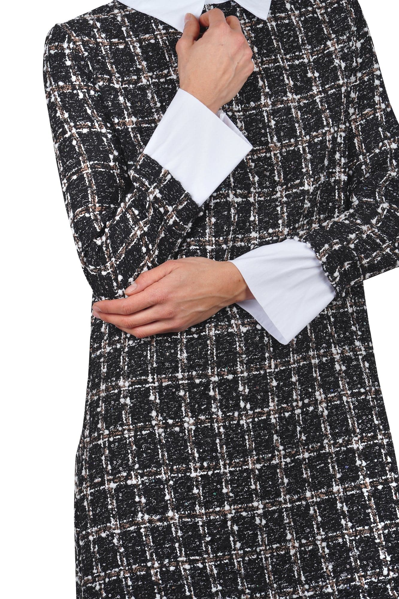 LA FEMME BLANCHE La Femme Blanche - Abito - 461518 - Bianco/Nero da donna in Sera e Cerimonia Drestige - Casamassima, commercioVirtuoso.it