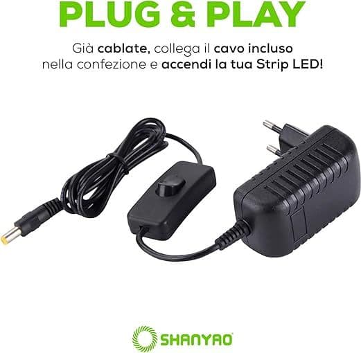 SHANYAO - SET 5 MT STRIP LED P&P 1584 LUM.L.N in Nastri LED Stockdoc - Terni, commercioVirtuoso.it