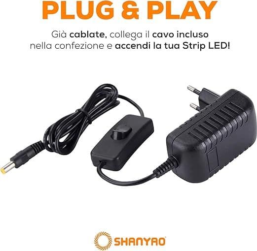 SHANYAO - SET 3 MT STRIP LED P&P 1020 LUM.L.C in Nastri LED Stockdoc - Terni, commercioVirtuoso.it