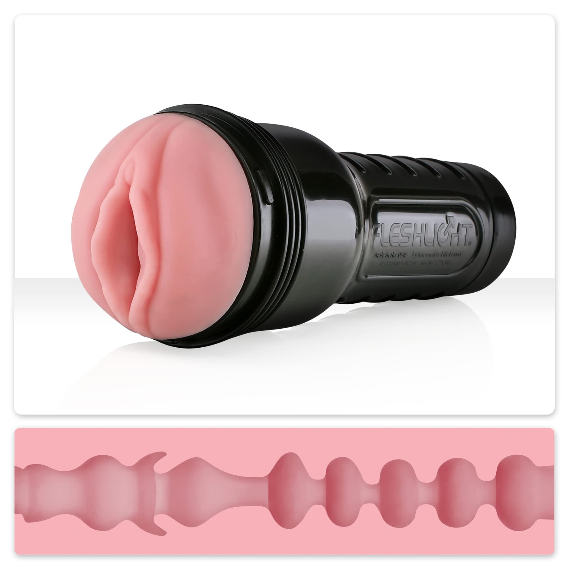 Pink Lady Fleshlight – Masturbatore Realistico Premium con Texture Interna Intensa | 22 cm, Ø 8 cm, Materiale Soft-TPE, Design Discreto in prodotto Erosdom - Palmi, commercioVirtuoso.it