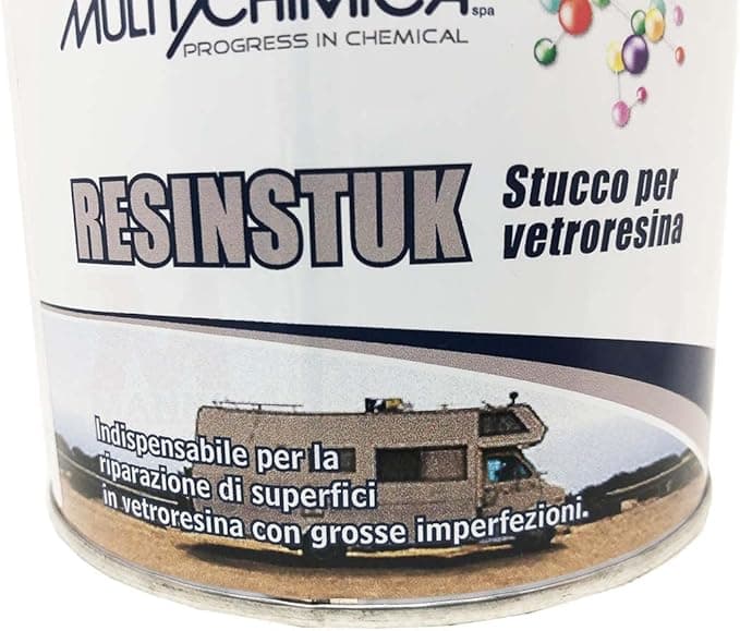 MULTICHIMICA - RESINSTUK STUCCO P/VETRORESINA 500 in Stucco Stockdoc - Terni, commercioVirtuoso.it