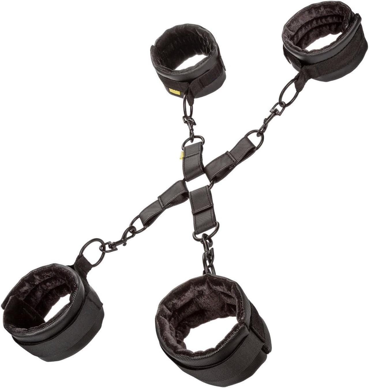Sistema di blocco bondage mani piedi manette cavigliere nero Pelle regolabile in prodotto Erosdom - Palmi, commercioVirtuoso.it