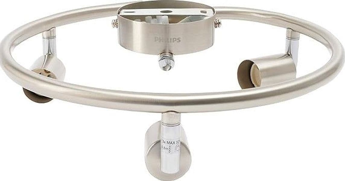 PHILIPS - LIMBALI FARETTI A SPIRALE 3LUCI NICKEL in Lampadine fluorescenti e al neon Stockdoc - Terni, commercioVirtuoso.it