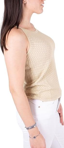 Fracomina knitted top sand maglia donna in Canotte e top Broadway Red - Barletta, commercioVirtuoso.it