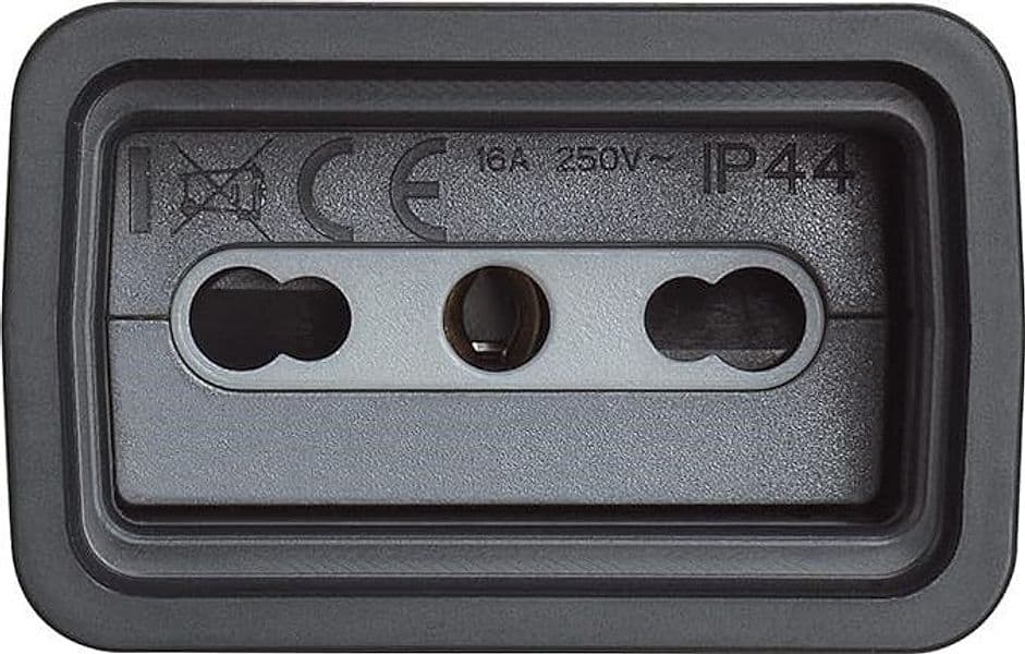 BTICINO - PRESA 10/16A IP44 CAUCCIU BIMATERIA in Spine elettriche di corrente alterna Stockdoc - Terni, commercioVirtuoso.it