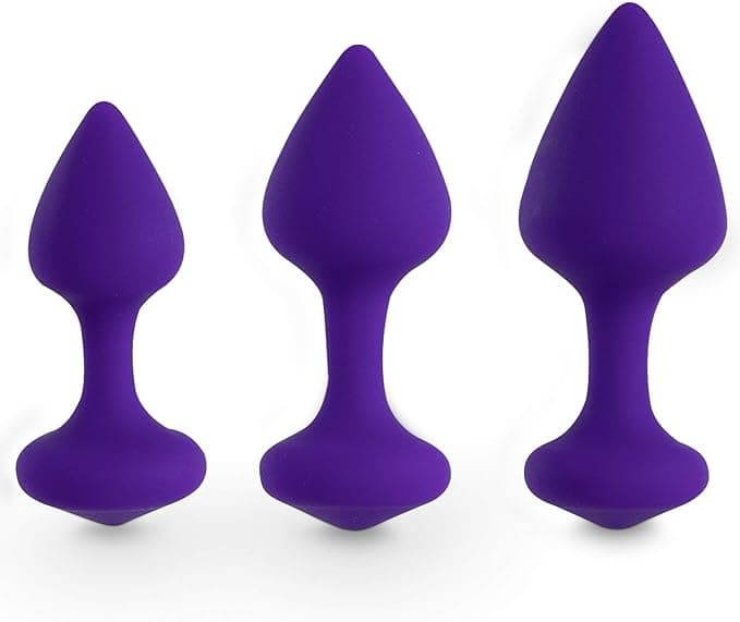 Plug Anali set S /M/ L confezione regalo ideale per principianti viola silicone in prodotto Erosdom - Palmi, commercioVirtuoso.it