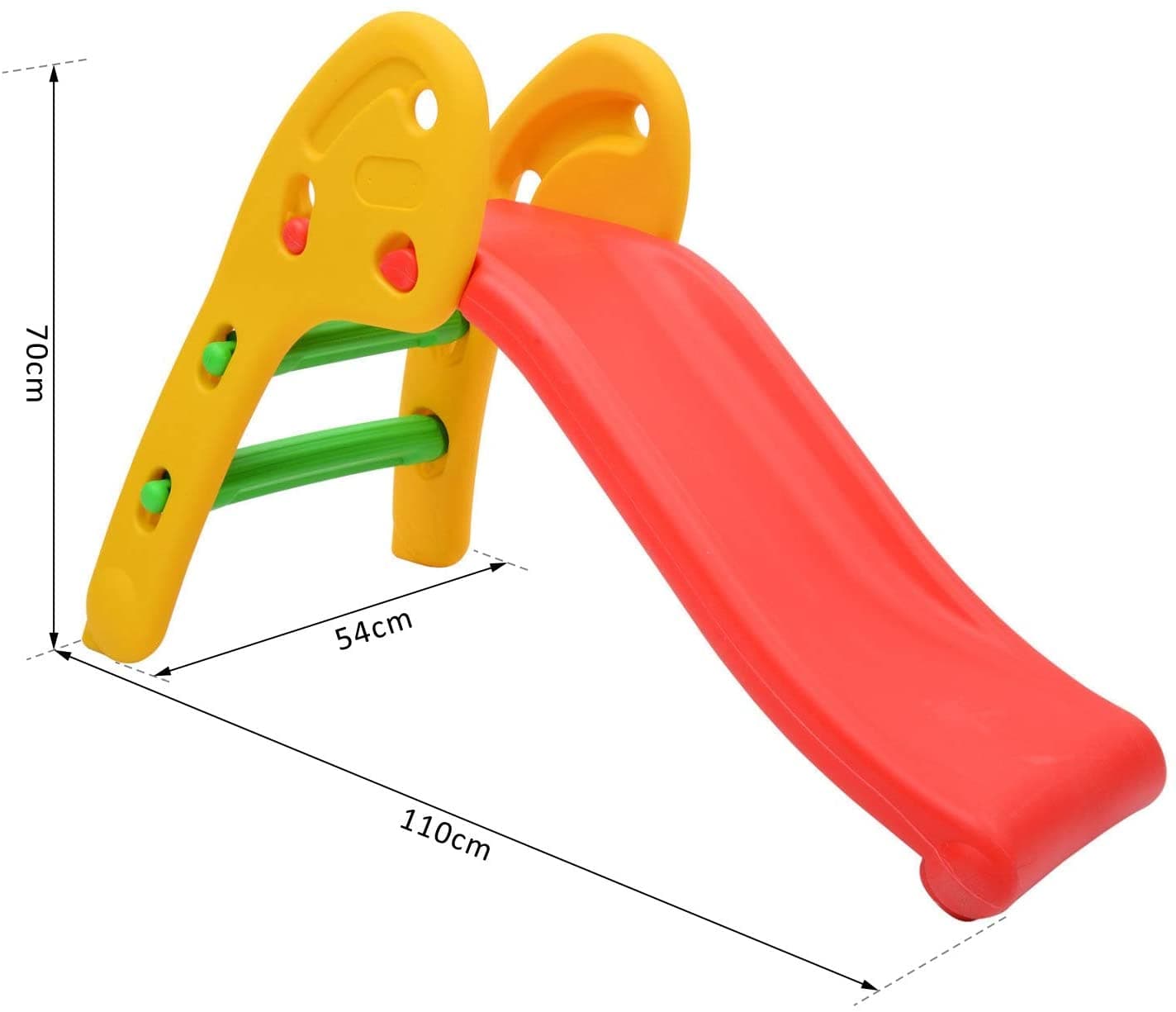 Scivolo "Slide" per bambini a onda gioco da giardino e veranda 110 x h 70 cm. in Casette giocattolo La Zappa - Altamura, commercioVirtuoso.it