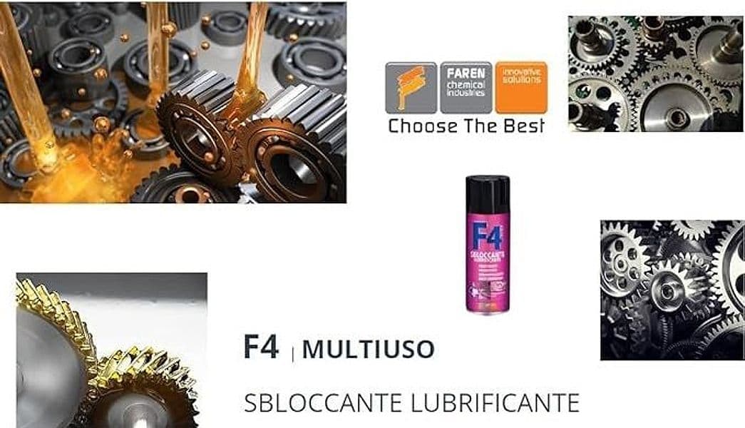 FAREN - F4 LUBRIFICANTE MULTIUSO SPR. in Lubrificanti Stockdoc - Terni, commercioVirtuoso.it