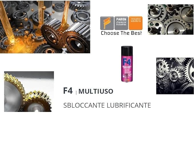 FAREN - F4 LUBRIFICANTE MULTIUSO SPR. in Lubrificanti Stockdoc - Terni, commercioVirtuoso.it