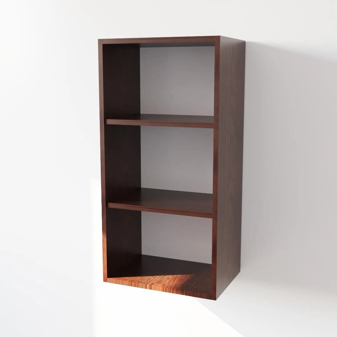 Pensile Cucina in Legno Nobilitato Wenge con 1 Anta Altezza 90 cm in prodotto Calandrelli - Napoli, commercioVirtuoso.it