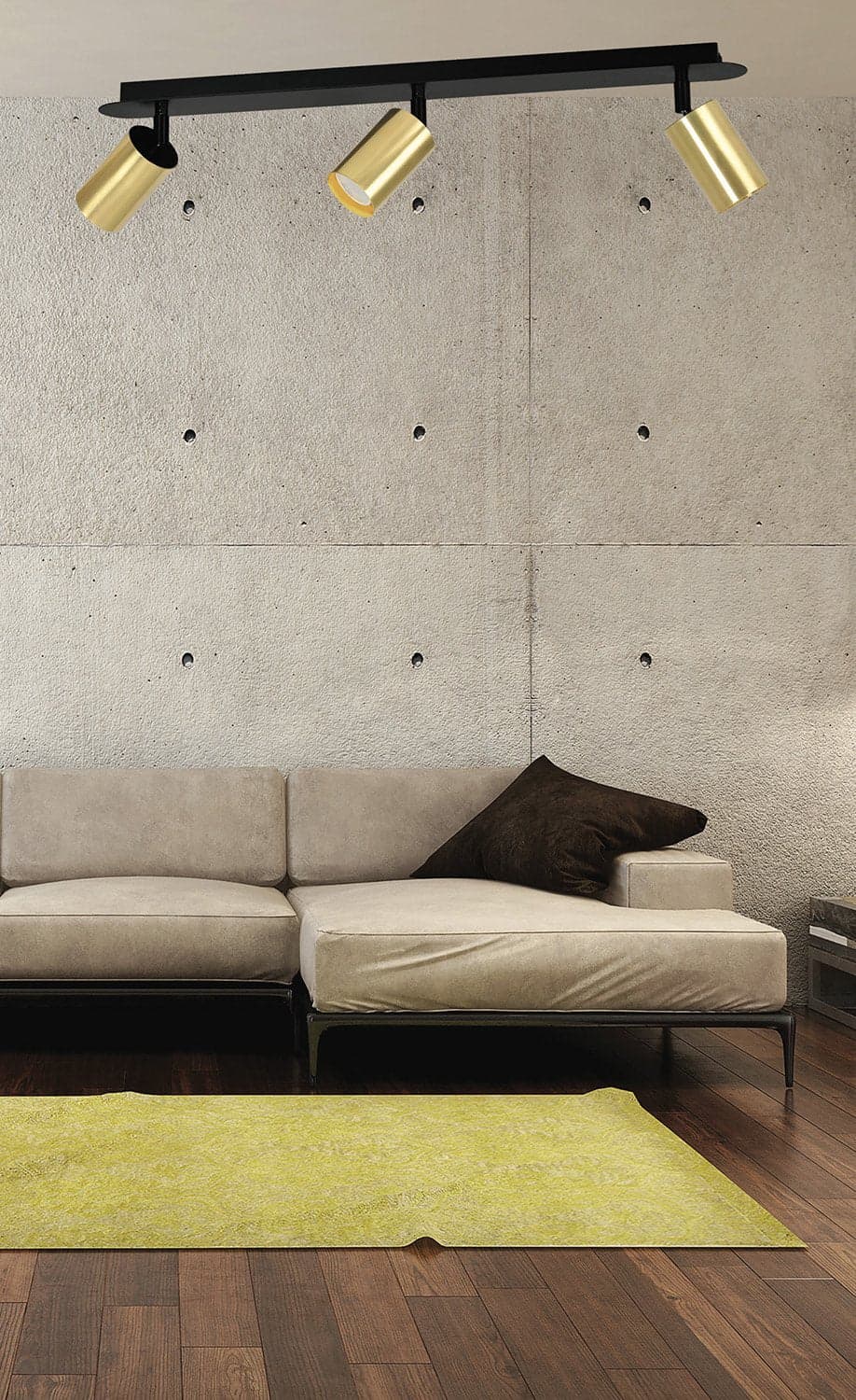 Plafoniera Spot Faretti Regolabili 3 Luci Zen A Cilindro In Acciaio Nero E Oro in Faretti da soffitto LuceArt - Montecorvino Pugliano, commercioVirtuoso.it