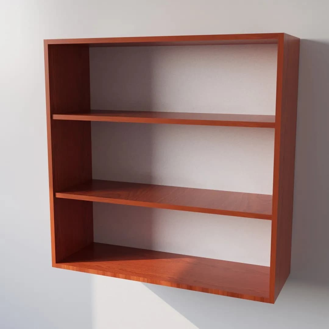 Pensile Cucina in Legno Nobilitato Ciliegio con Ante Altezza 90 cm in prodotto Calandrelli - Napoli, commercioVirtuoso.it