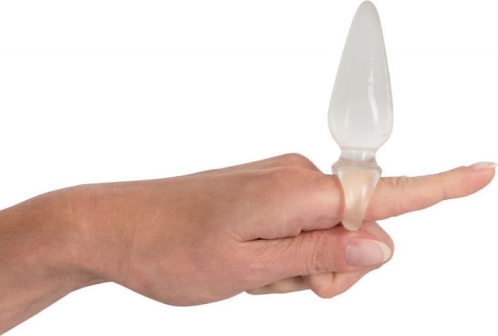 Anal Finger Plug Anale Trasparente 9,5 cm in Plug anali Sexy Tentazioni - Siracusa, commercioVirtuoso.it