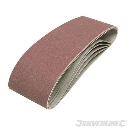 Nastri abrasivi 75 x 533mm in ossido di alluminio per levigatrici a nastro prezzo silverline - 7