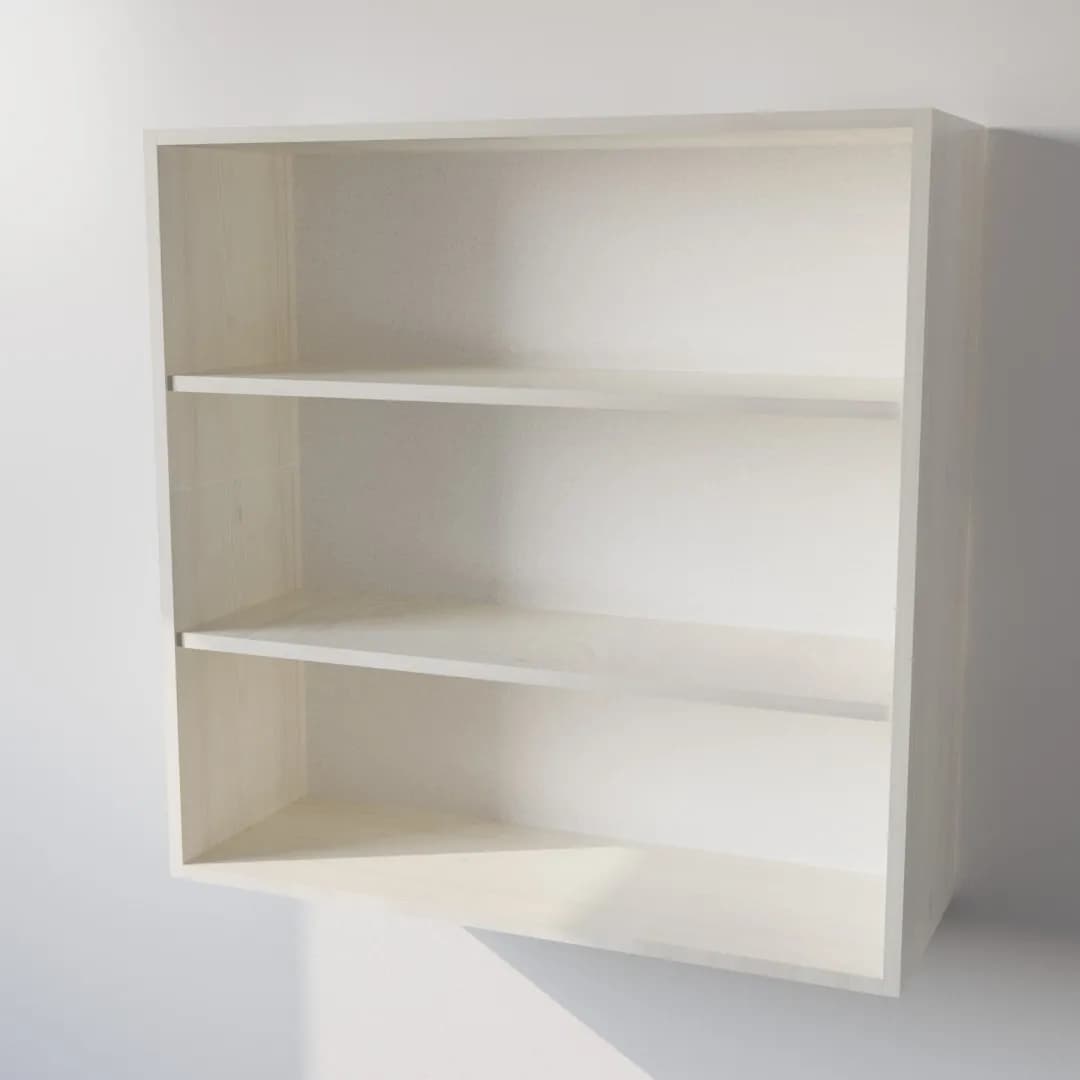 Pensile Cucina in Legno Nobilitato Larice Bianco con Ante Altezza 90 cm in prodotto Calandrelli - Napoli, commercioVirtuoso.it