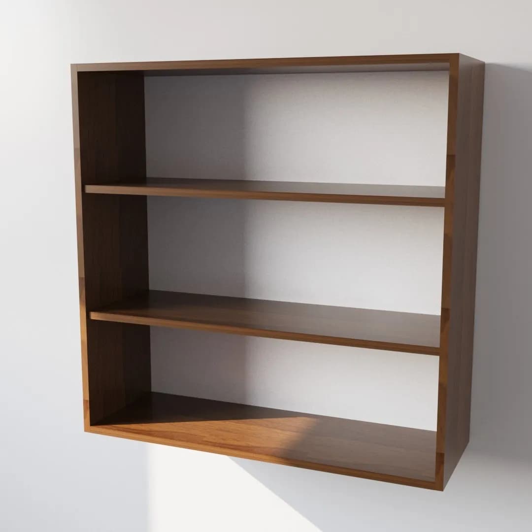 Pensile Cucina in Legno Nobilitato Noce con Ante Altezza 90 cm in prodotto Calandrelli - Napoli, commercioVirtuoso.it