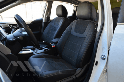 Coprisedili su misura per Nissan Sentra (B17) (2013-2020), Leather style in Set per interni Autooggetti.it - Roma, commercioVirtuoso.it