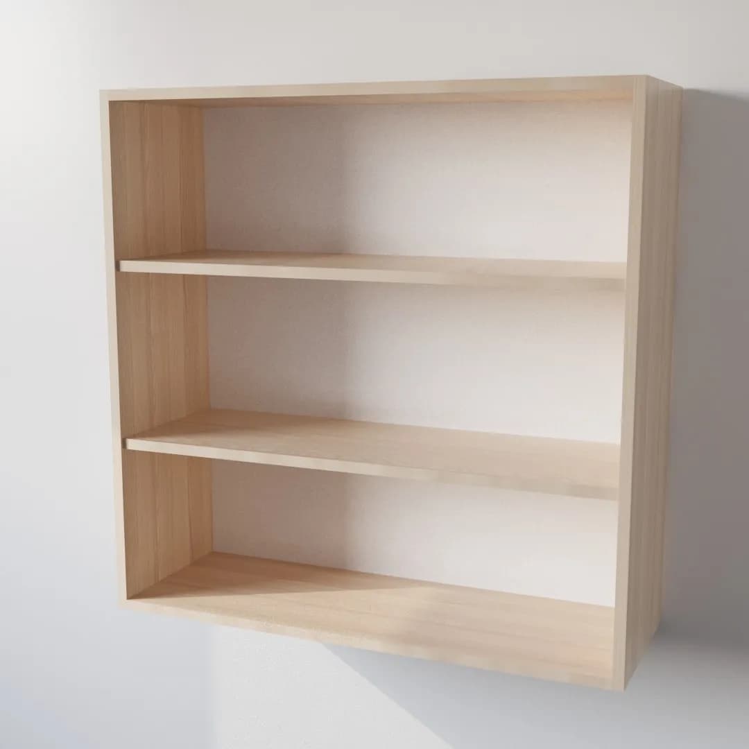 Pensile Cucina in Legno Nobilitato Rovere con Ante Altezza 90 cm in prodotto Calandrelli - Napoli, commercioVirtuoso.it