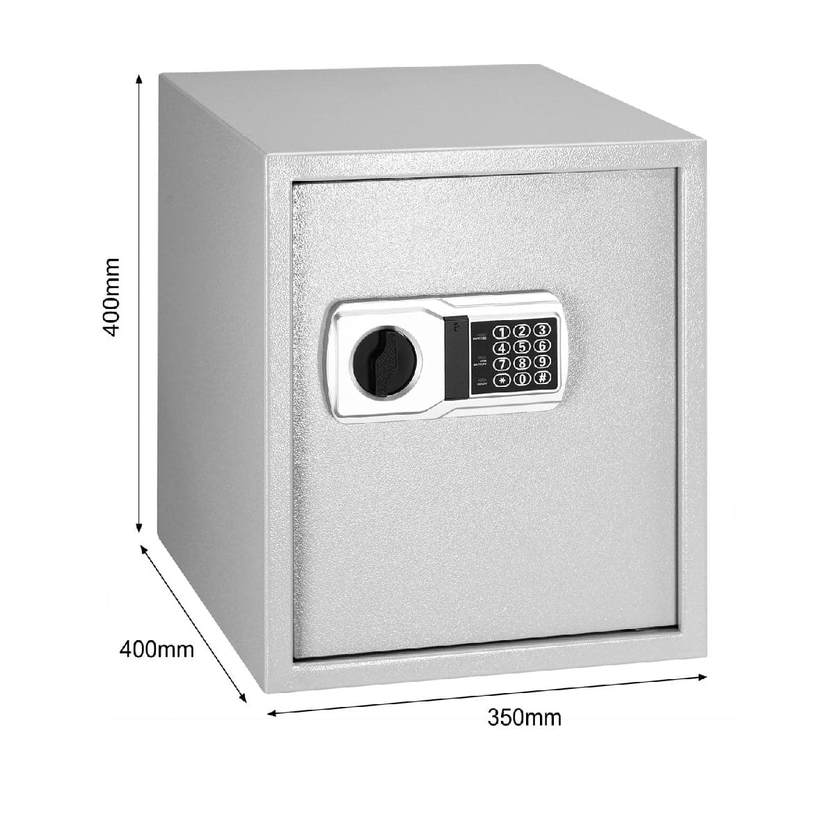 Cassaforte di Sicurezza 40x35 H40cm Elettronica 2Chiavi Acciaio Verniciato Casa Hotel in Armadi a chiave Danyx - Casoria, commercioVirtuoso.it