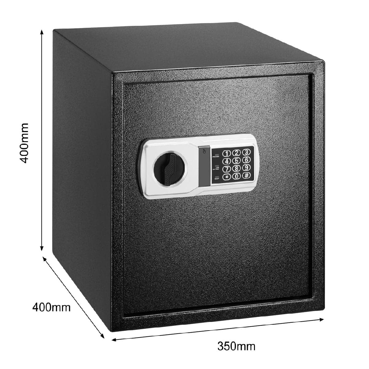 Cassaforte di Sicurezza 40x35 H40cm Elettronica 2Chiavi Acciaio Verniciato Casa Hotel in Casseforti a armadio Danyx - Casoria, commercioVirtuoso.it