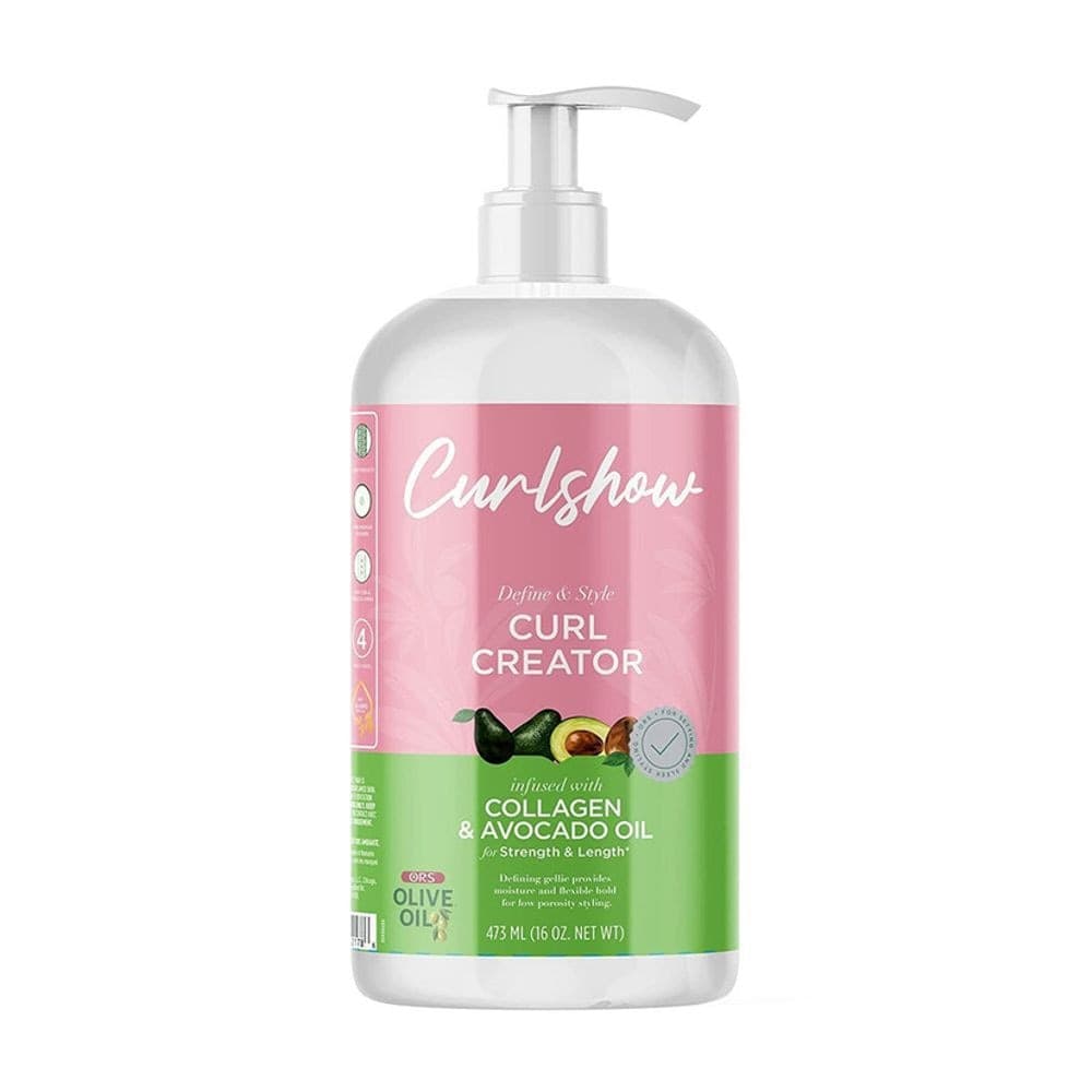 ORS OLIVE OIL CURLSHOW CURL CREATOR FOR STRENGTH & LENGTH DEFINE STYLE INFUSED WITH COLLAGEN & AVOCADO OIL 453G PER CAPELLI in Oli per capelli Agbon - Martinsicuro, commercioVirtuoso.it