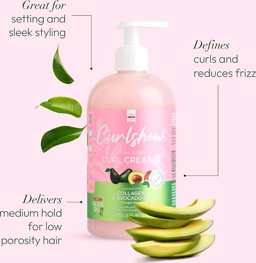 ORS OLIVE OIL CURLSHOW CURL CREATOR FOR STRENGTH & LENGTH DEFINE STYLE INFUSED WITH COLLAGEN & AVOCADO OIL 453G PER CAPELLI in Oli per capelli Agbon - Martinsicuro, commercioVirtuoso.it