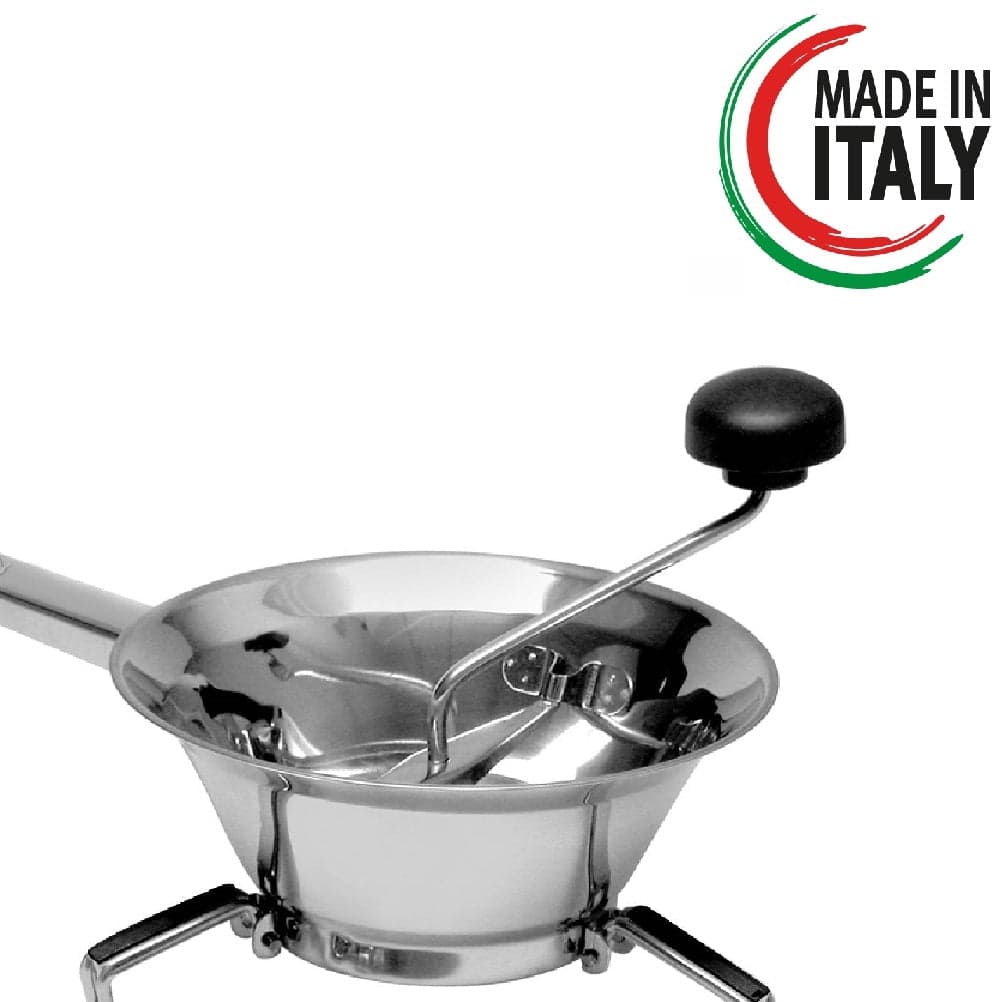 Kit 2pz Passa Verdure Acciaio inox 18/10 e Schiacciapatate Inox 24cm Made in italy in Schiacciapatate Danyx - Casoria, commercioVirtuoso.it