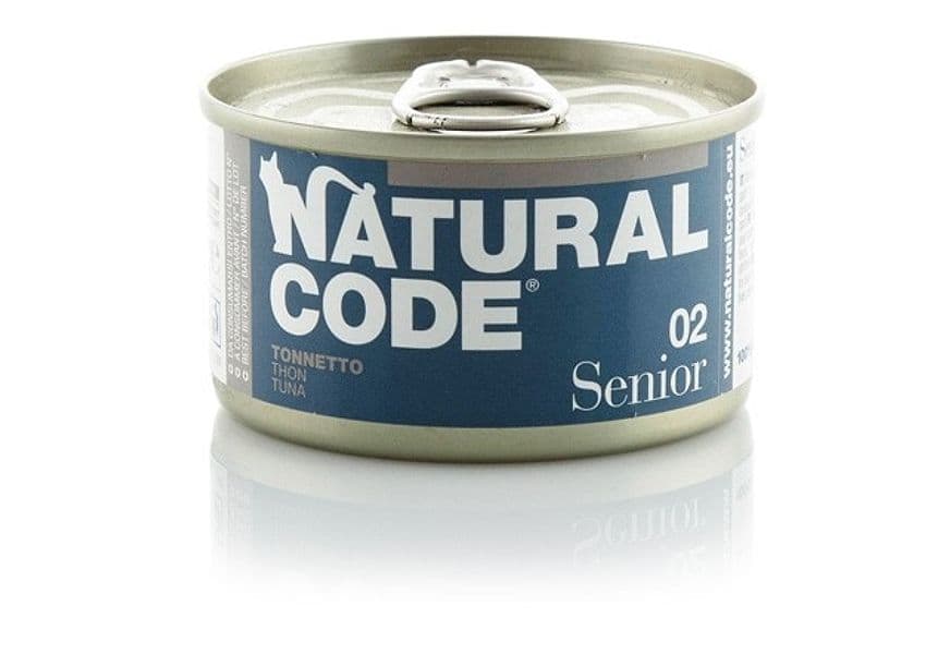 Natural Code Scatoletta 02 Tonnetto per Gatti Anziani 85gr
