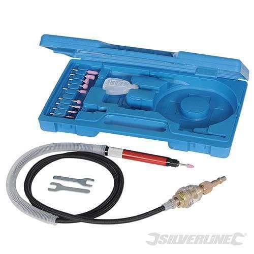 Mini smerigliatrice ad aria compressa con 10 mole Silverline in Smerigliatrici angolari Eternal Brico - Ariano Irpino, commercioVirtuoso.it