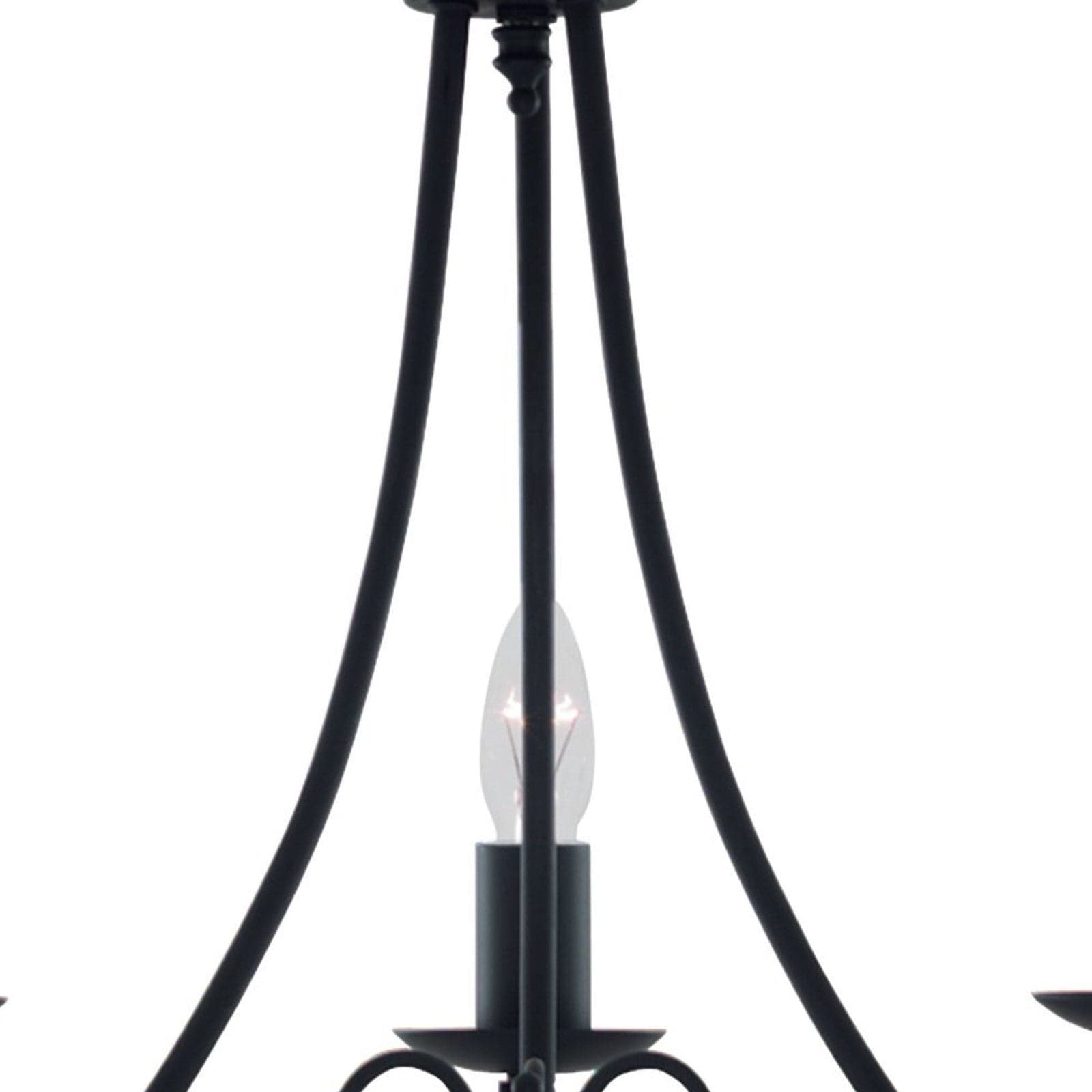 Lampadario Industrial-Nordico Maypole Acciaio Nero 3 Luci E14 in Lampade a sospensione LuceArt - Montecorvino Pugliano, commercioVirtuoso.it