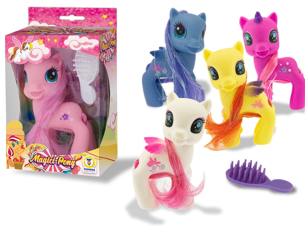 Miss Signorina - Pony con Spazzola 5 Assortimenti