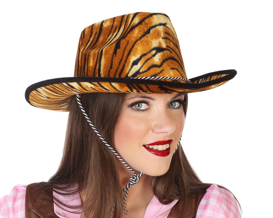 Cappello Western Tigre