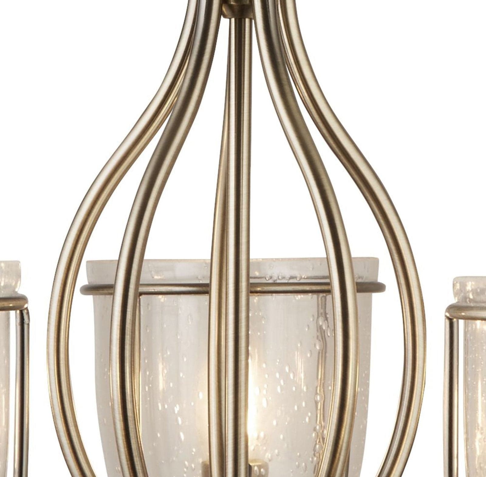 Lampadario Contemporaneo Silhouette Acciaio Ottone Vetro 5 Luci E14 in Lampade a sospensione LuceArt - Montecorvino Pugliano, commercioVirtuoso.it
