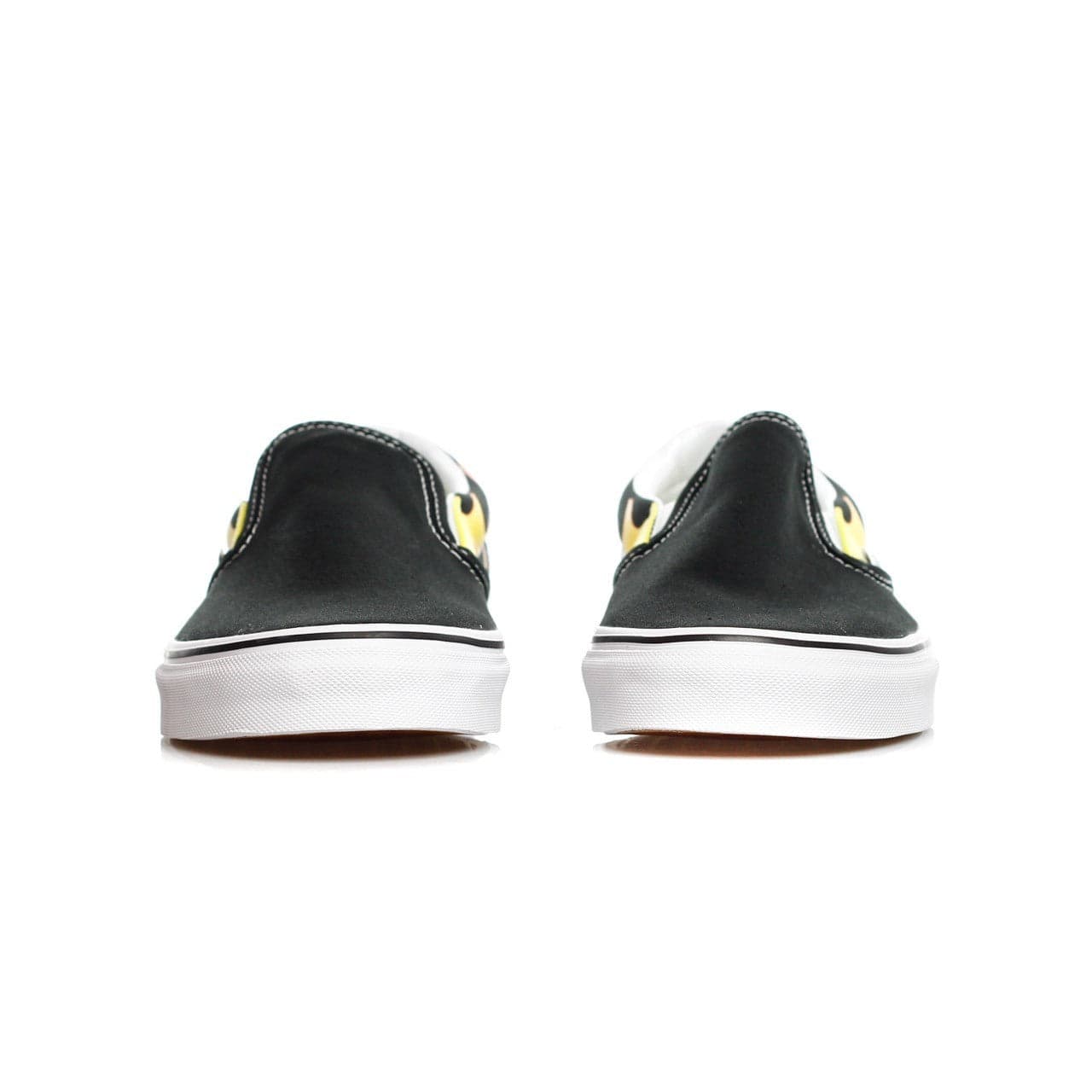 VANS Scarpa Bassa Uomo Classic Slip-on (flame) Black/black/white da uomo in Sneaker casual Drestige - Casamassima, commercioVirtuoso.it