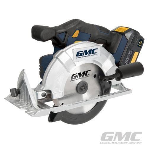 Sega circolare senza filo a batteria in alluminio 165 mm GMC potenza 18 V GMC18CS litio