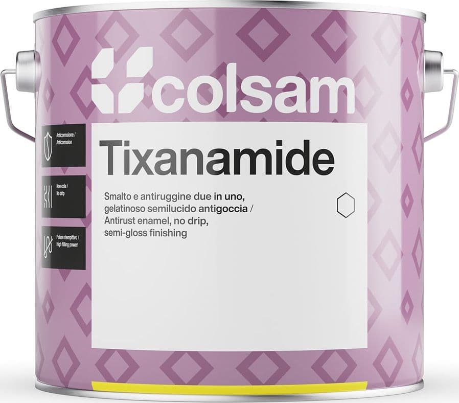 Smalto Antiruggine Tixanamide LT 0,750 – Protezione e Finitura in un Unico Prodott in Pittura per pareti La Zappa - Altamura, commercioVirtuoso.it