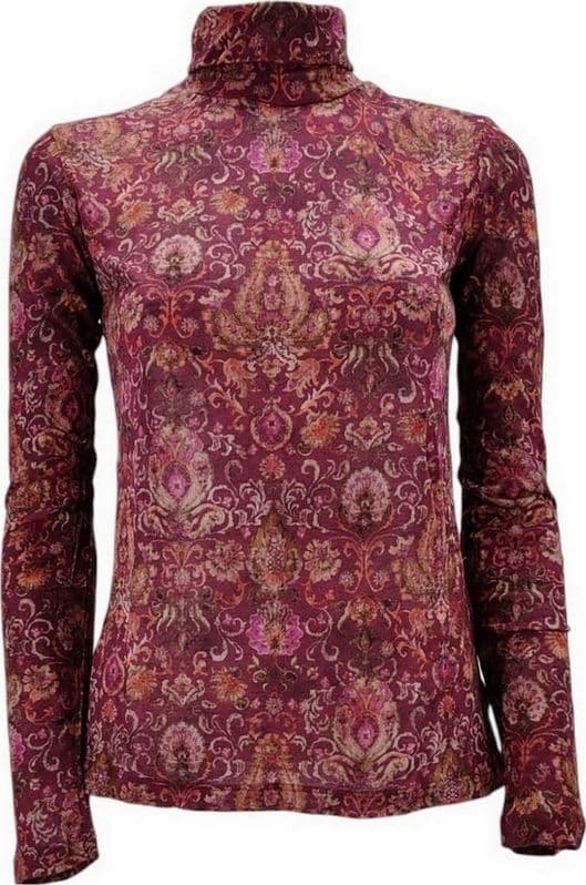 Caliban  T-shirt e Polo Ciclamino/bordeau