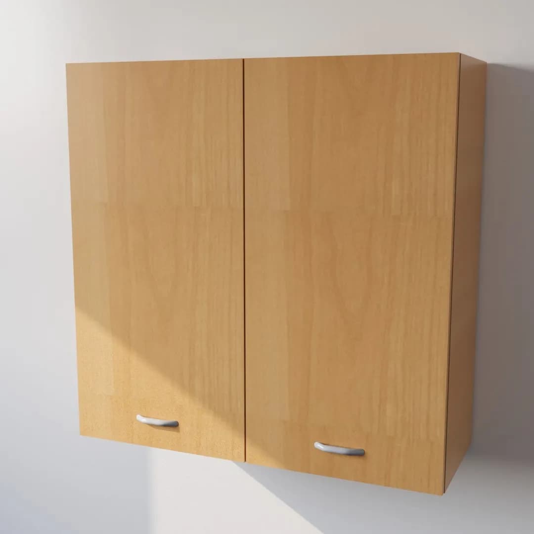 Pensile Scolapiatti Cucina con Ante in Legno Nobilitato Faggio Altezza 90 cm in prodotto Calandrelli - Napoli, commercioVirtuoso.it