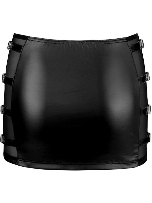 Mini gonna con fibbie Nero Elasticizzato in Accessori Mettimelo.it - Casoria, commercioVirtuoso.it