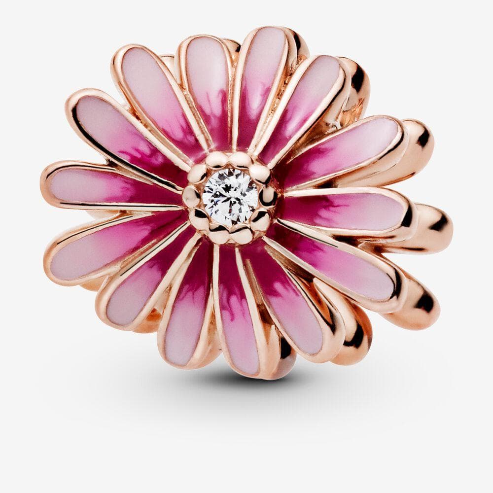 PANDORA Charm Margherita rosa in Bead Charm Alba Gioielli - Casoria, commercioVirtuoso.it