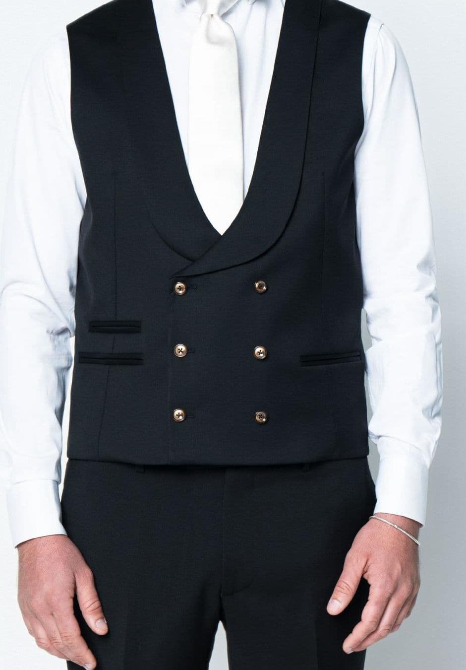 LAB001 Abito Uomo Lab001 Gilet Doppiopetto da uomo