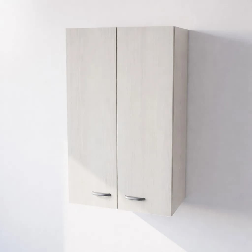 Pensile Scolapiatti Cucina con Ante in Legno Nobilitato Larice Bianco Altezza 90 cm in prodotto Calandrelli - Napoli, commercioVirtuoso.it