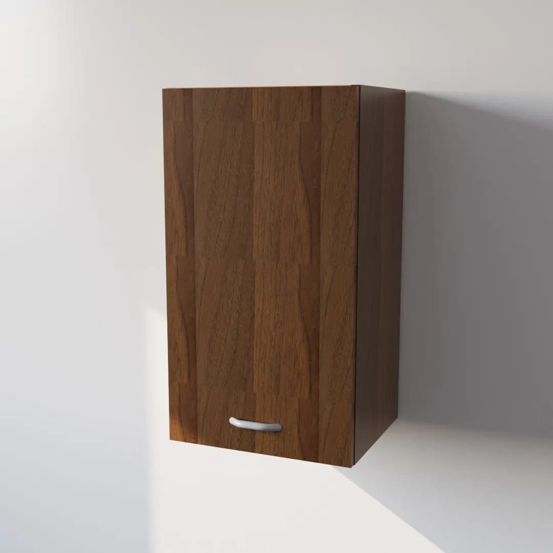 Pensile Scolapiatti Cucina con Ante in Legno Nobilitato Noce Altezza 72 cm in prodotto Calandrelli - Napoli, commercioVirtuoso.it