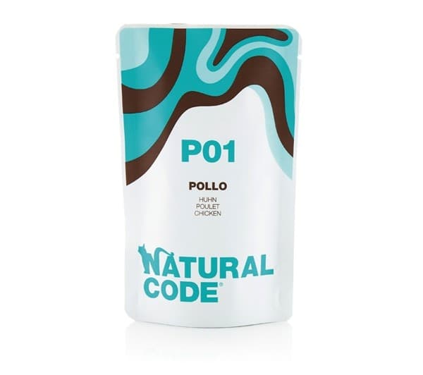 Natural Code Bustina P01 Pollo per Gatti Adulti 70gr