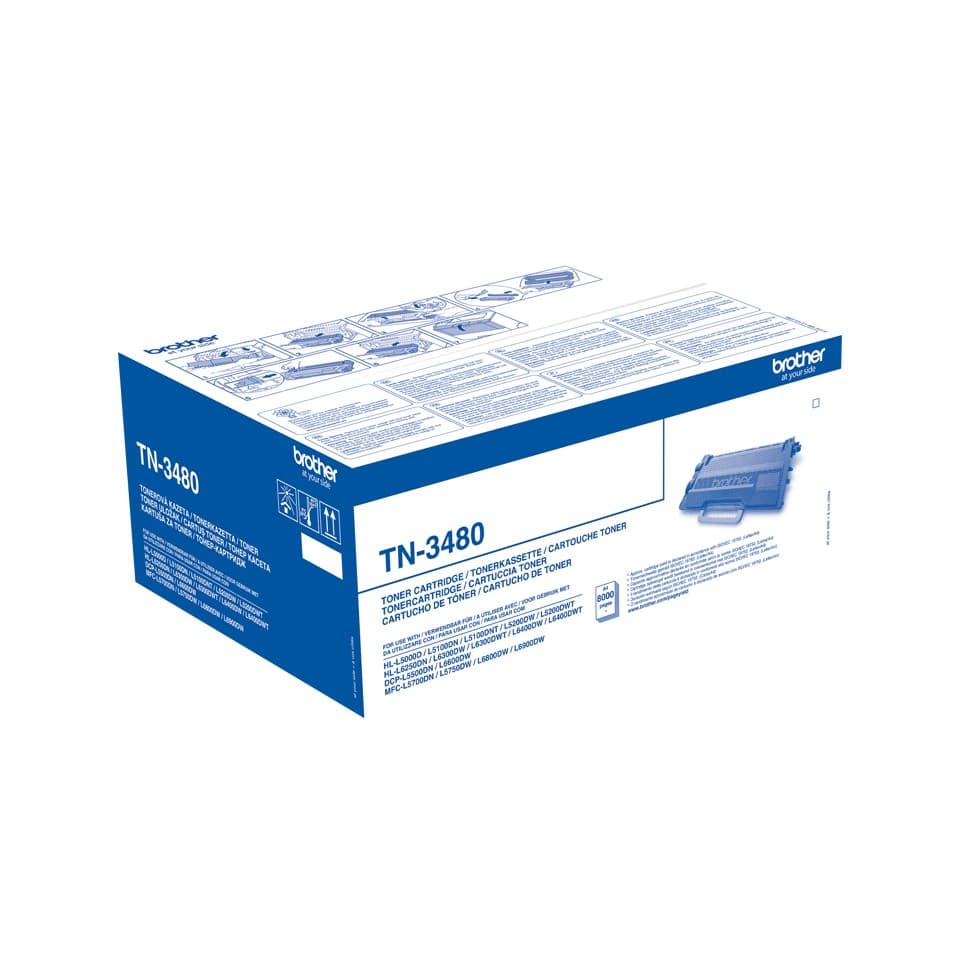 Toner Originale Brother TN-3480 da 8.000 Pag. per HL-L5000/5200/5750/MFC-L6900/MFC-L6600 in  Innovamy.it - Milano, commercioVirtuoso.it