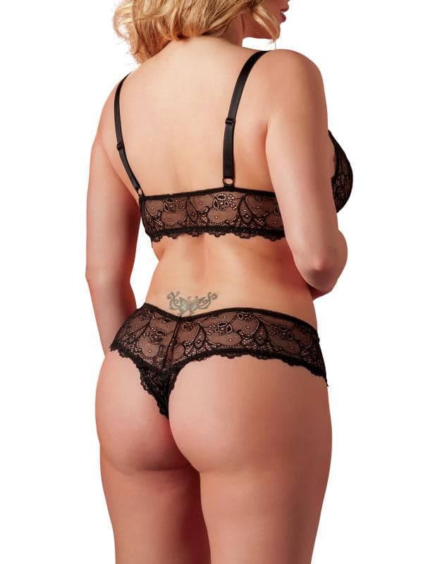 Curvy - Completino Trasparenze Nero Pizzo in Accessori Mettimelo.it - Casoria, commercioVirtuoso.it