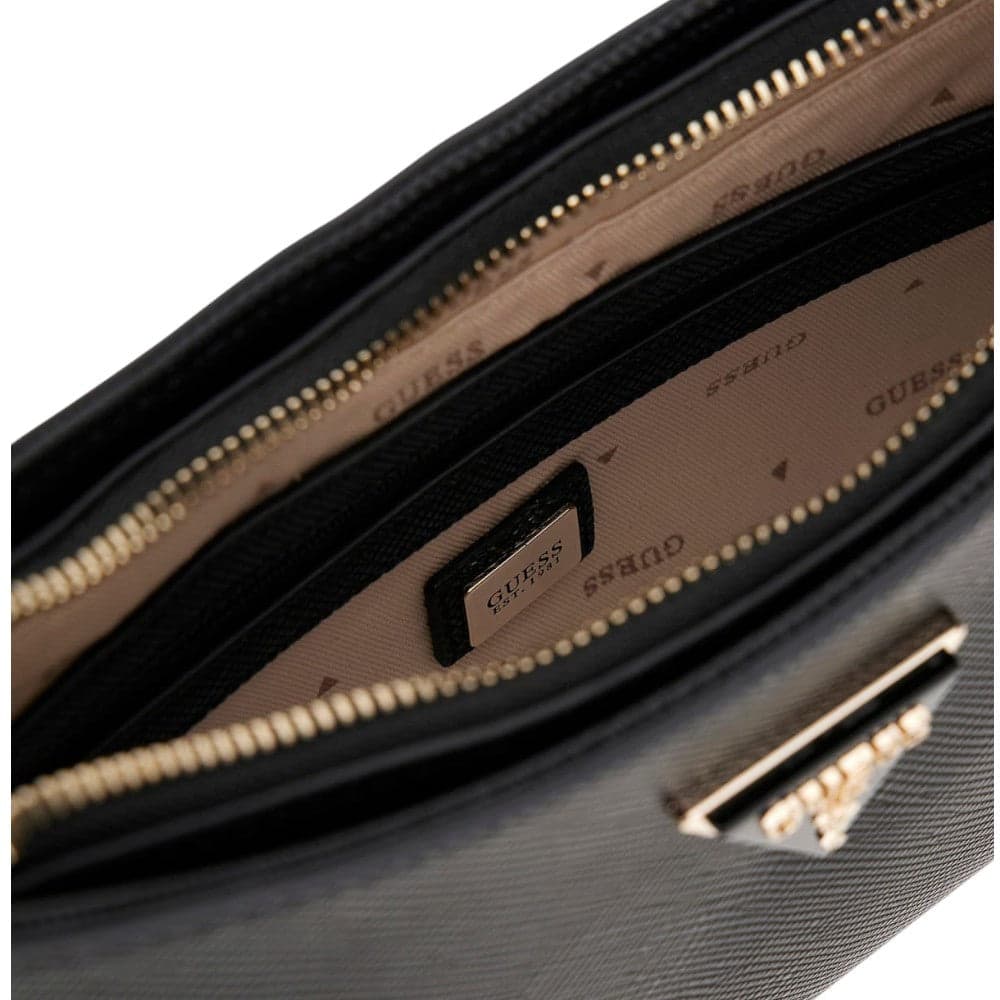 Guess borsa a spalla nera in saffiano NOELLE HWZG9672180BLA in Borse a spalla Prodotti di Classe - Nocera Superiore, commercioVirtuoso.it